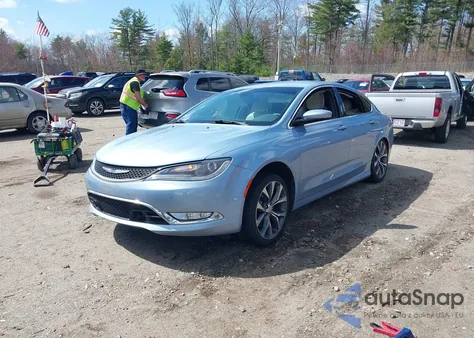 2015 Chrysler 200 C из США, поврежденный, VIN 1C3CCCCB0FN631849